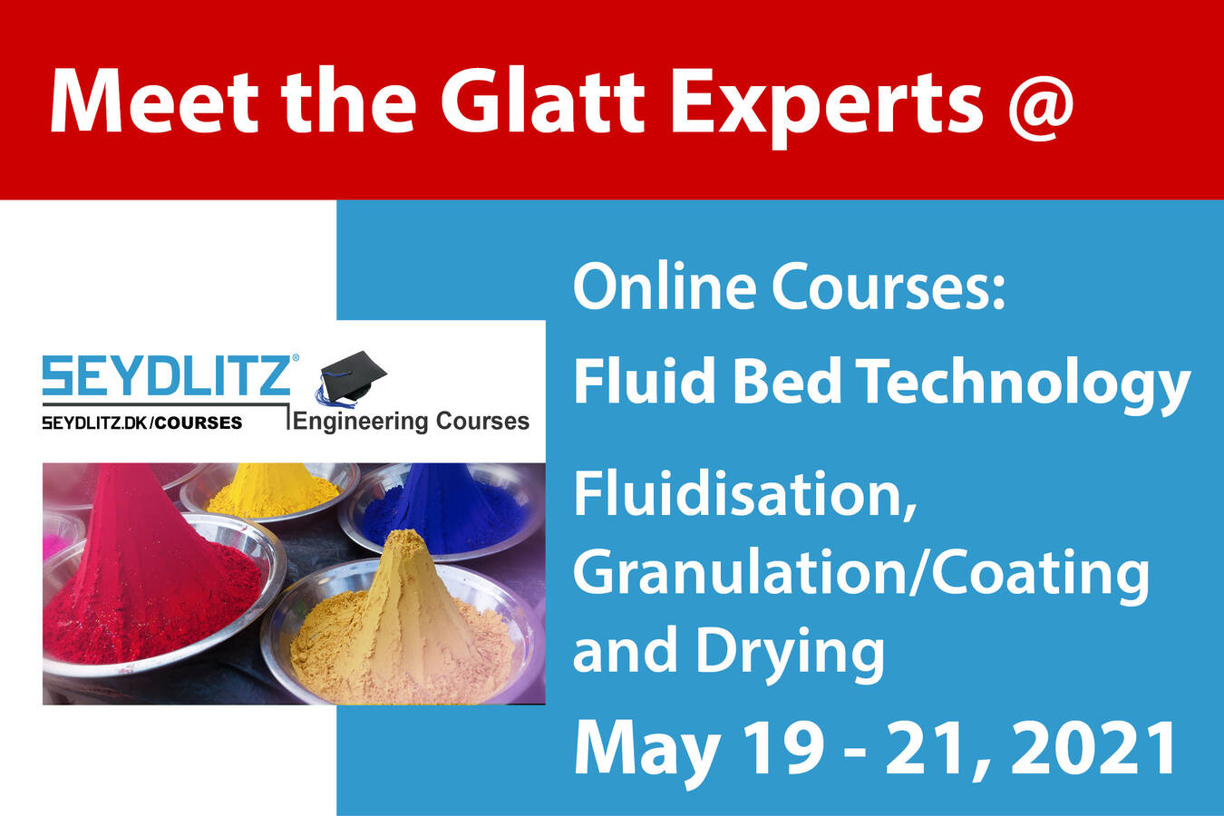 Seydlitz Online course, May 19 - 21, 2021