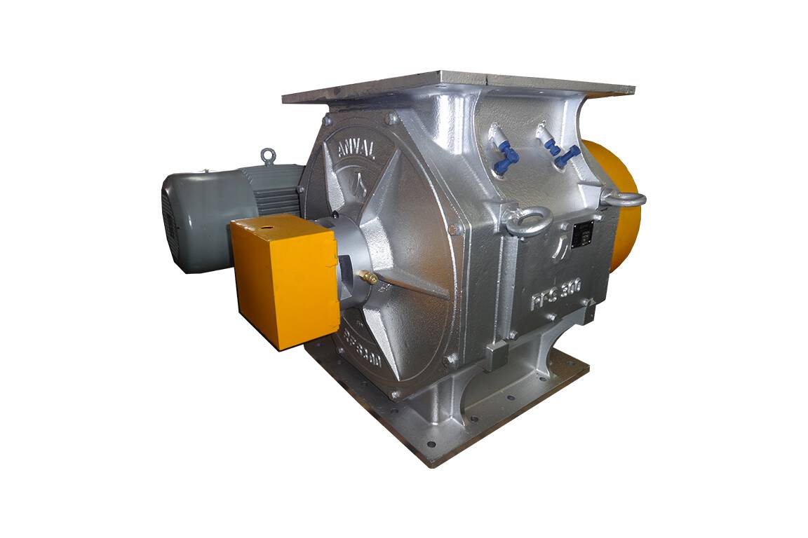 The Tough, Hard Wearing Airlock or Metering Solution Rotary Floating Shoe or RFS Valves form an integral part of the Anval range and are specifically designed for handling limestone, clinker, coal, fly ash and other highly abrasive materials in cement industries.