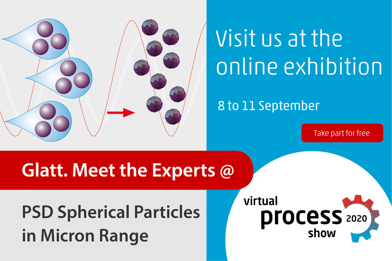 Glatt Powder Synthesis @ Virtual Process Show  8-11 Sep 2020
