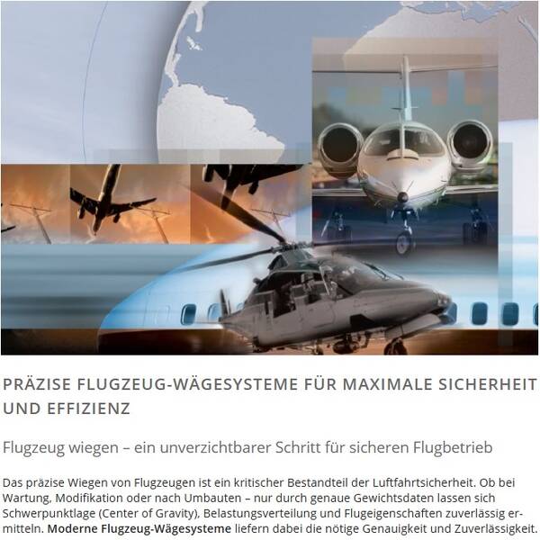Aircraft Weighing Systeme
