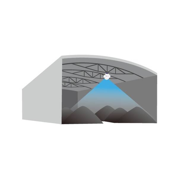 Long-range 3D laser scanning for quick, full-yard scans in just three minutes.