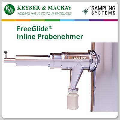 FreeGlide® Inline Probenehmer (Herstellerinfo, engl.)