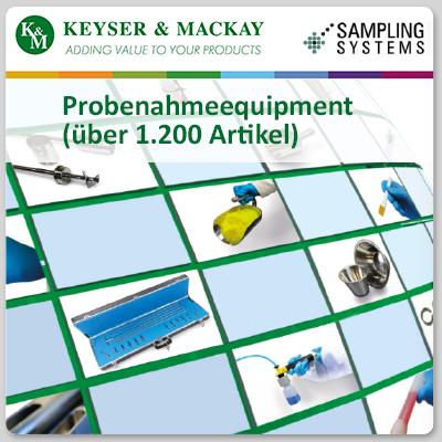 Probenahmeequipment (Herstellerkatalog, engl.)