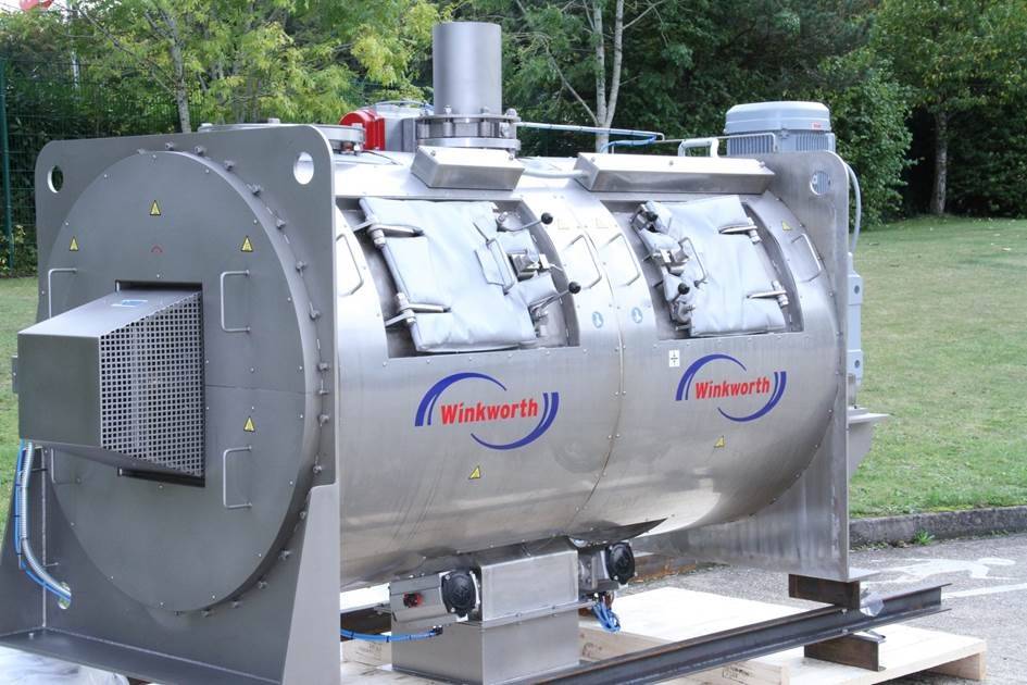 Winkworth high Speed 2500L Mixer met thermische mantel Mengen, drogen en steriliseren van minerale grondstoffen