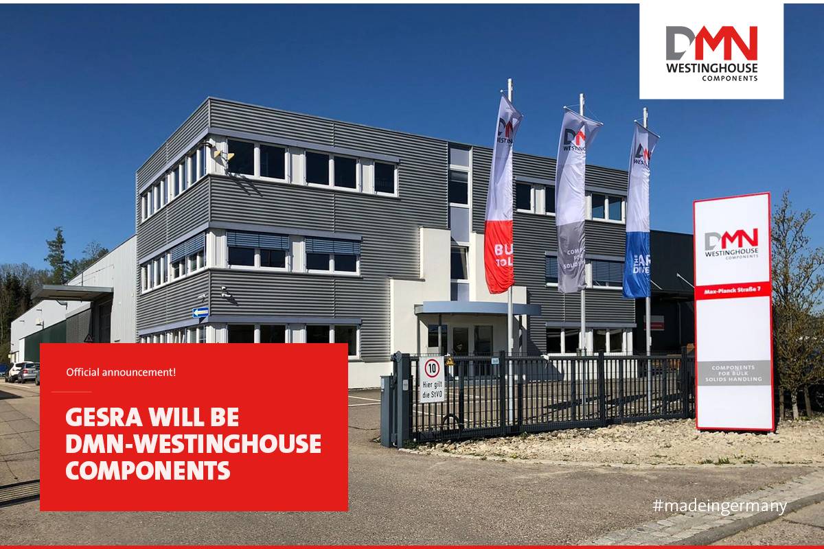 1 MAY 2020: Gesra will be dmn-Westinghouse components 