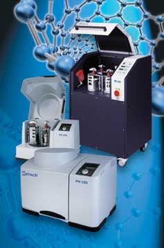 Herstellung von Nanopartikeln mit den Planeten-Kugelmühlen von RETSCH