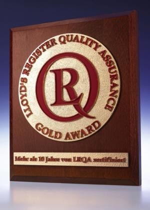 Gold für KMPT Qualität Mehr als 10 Jahre Qualitätsmanagement