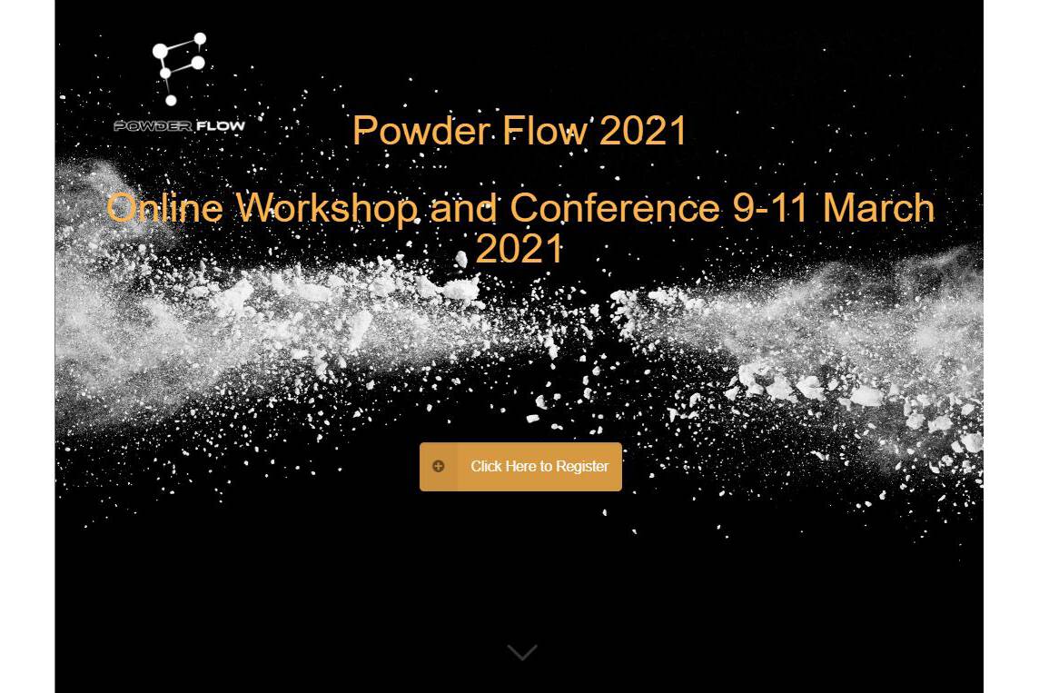 Presentation Wolfson Centre at Powder Flow 2021 