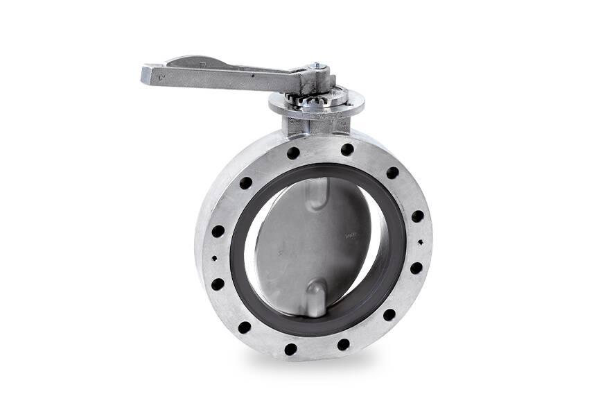 DKZ 103 R  Butterfly Valve with ratched hand lever