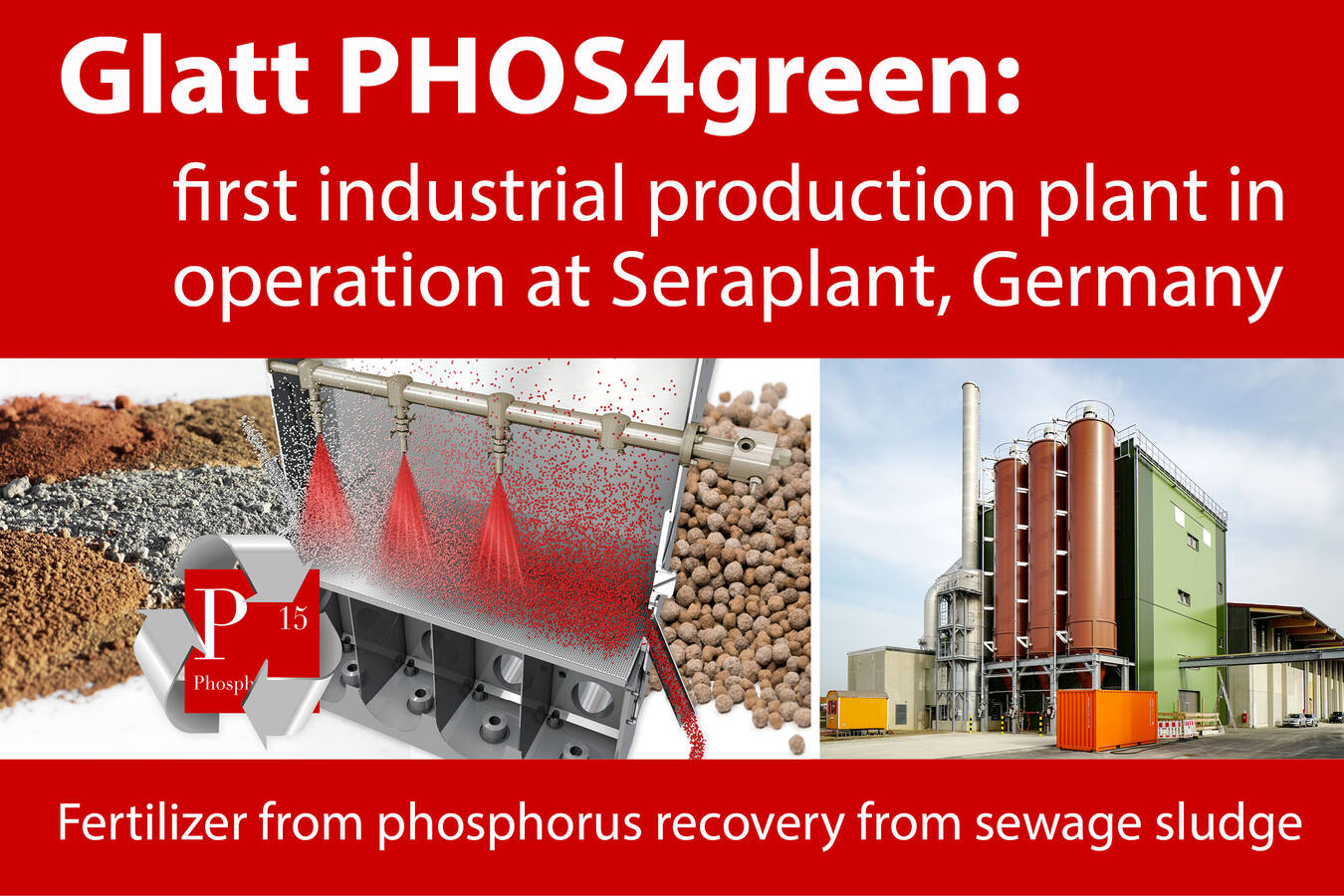 Glatt-PHOS4green, Inbetriebnahme der Dünger-Produktion bei Seraplant