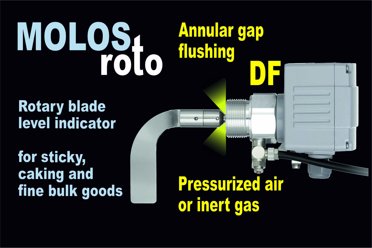 MOLOSroto level switch with annular gap flushing