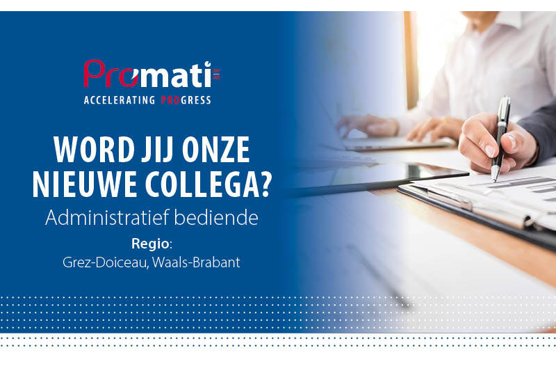 Promati Belgien sucht niederländischsprachigen Verwaltungsassistenten We currently have a job opening for an administrative assistant in our Grez-Doiceau office in Belgium. Grez-Doiceau is in Walloon Brabant, right on the Flemish Brabant border. 
