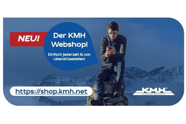 NEU Der KMH-WEBSHOP ist online Rohre - Rohrformteile - Sonderanfertigungen - Made by KMH - Jetzt jederzeit & überall bestellen