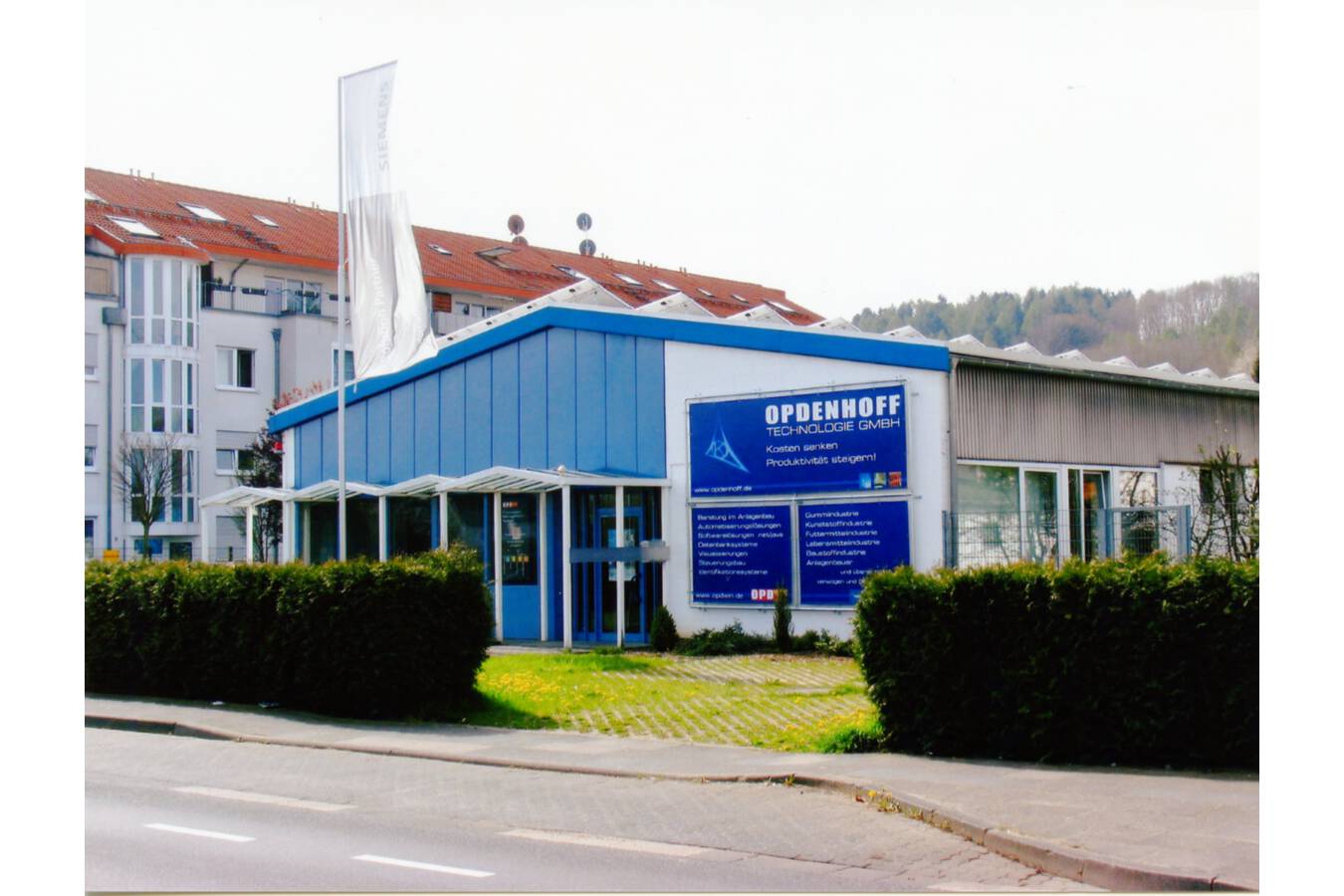 Firmengebäude mit OPDwin um 1995 