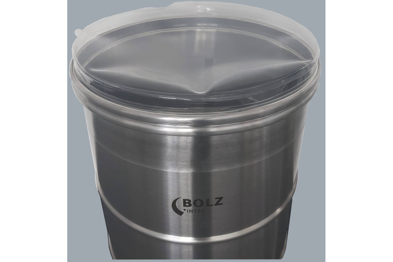 BOLZ-BFM®-Fass Ein bewährtes Patent aus Neuseeland, nun auch für Fässer.
Das Fass bietet max. Sicherheit: kein Auslaufen des Produktes,  staubdicht,  Sicht auf Produktfluss
