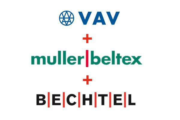 Strategische Allianz von Muller Beltex, V.A.V. und Bechtel   Solid Partners schließen sich zusammen und bündeln Fachwissen und Know-how. 