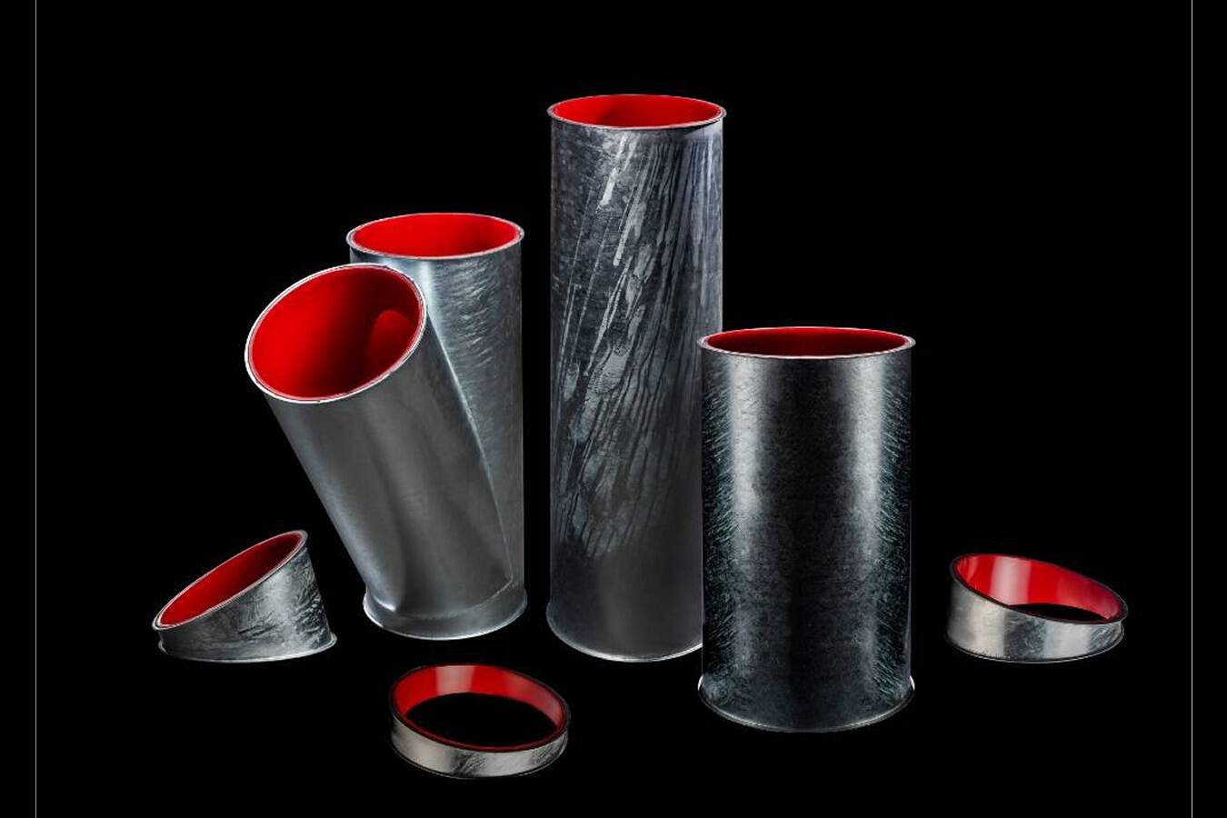 NORO - Rohrbauteile mit Verschleißschutz Verschleißschutz dient der Erhöhung der Verschleißfestigkeit und somit der Verlängerung der Standzeit von Rohrbauteilen.