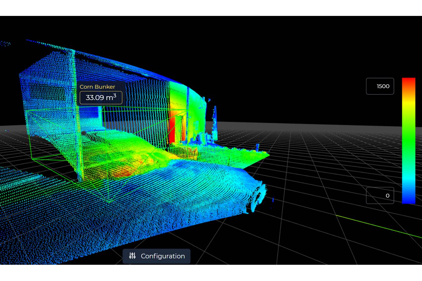 Auf der POWTECH 2023: Digitales Bestandsmanagement mit 3D-LiDAR Blickfeld zeigt auf der Powtech 2023 in Nürnberg eine preisgekrönte LiDAR-basierte Lösung zur Volumenerfassung von Schüttgütern.
