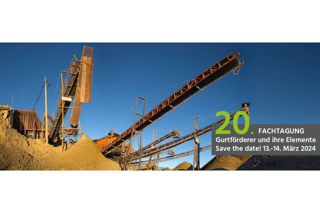 20. Fachtagung Gurtförderer und ihre Elemente - Call for Papers Die Fachtagung Gurtförderer und ihre Elemente feiert 2024 Jubiläum.  Vorschläge für Vorträge werden bis zum 30.10.2023 angenommen.