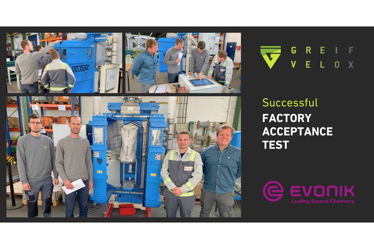Erfolgreicher Factory Acceptance Test (FAT) mit EVONIK Rheinfelden 