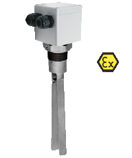 Grenzstandmeldung mit Schwinggabel 