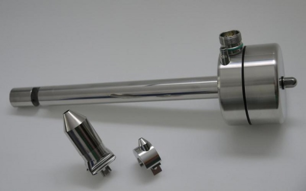 Inline-Messung von Partikelgrößenverteilungen Neue Partikelsonde Parsum IPP 80-P auf der Achema