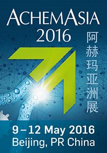 AchemAsia 2016:  Leitmesse der Prozessindustrie zum zehnten Mal in China 