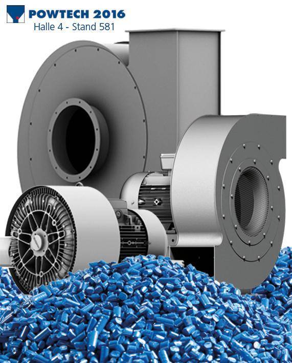 Lufttechnische Lösungen  für die mechanische Verfahrenstechnik