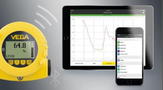 plics® goes smart Bluetooth eröffnet Füllstand- und Drucksensoren von VEGA neue Möglichkeiten