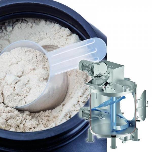 amixon® Mischer - Herstellung von Nahrungsergänzungsmitteln amixon® Mischer für die Herstellung von pulvrigen Nahrungsergänzungsmitteln 