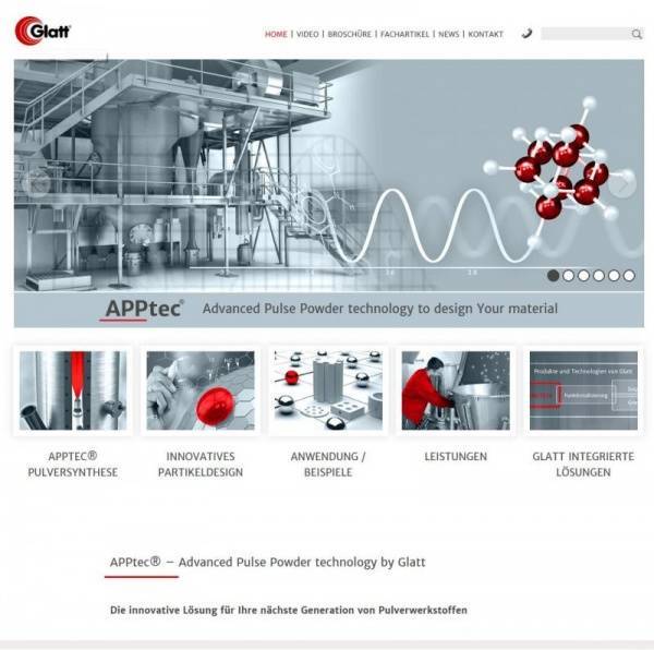 APPtec® – Advanced Pulse Powder technology by Glatt to design Your material