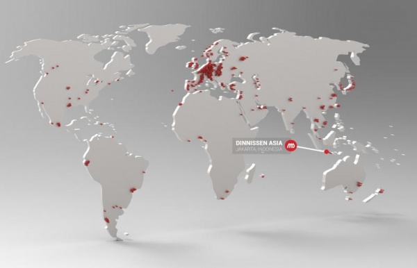 Dinnissen eröffnet Büro in Indonesien Um den asiatischen Markt noch besser bedienen zu können