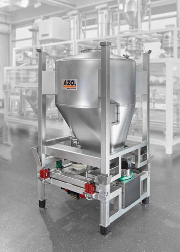 AZO DOSITAINER® und Aufgabestation für zündfähige Stäube 