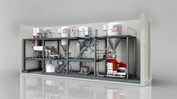 Entwickelt und gebaut von Dinnissen: kompletten Mahlprozess 