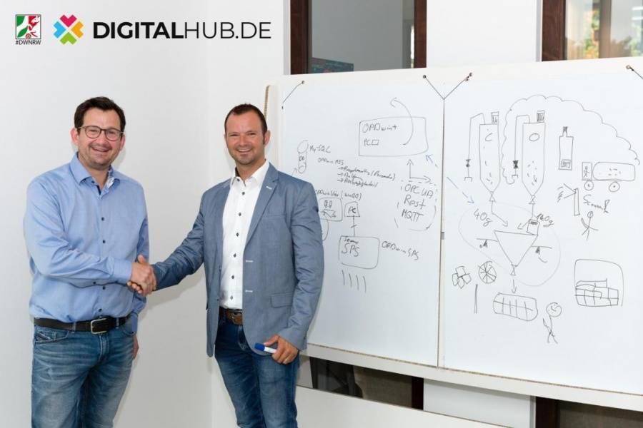 Ideen und Erfahrungen an Junggründer weitergeben Geschäftsführer der Opdenhoff Technologie GmbH steigt als Aktionär bei der Digitaler Hub R
