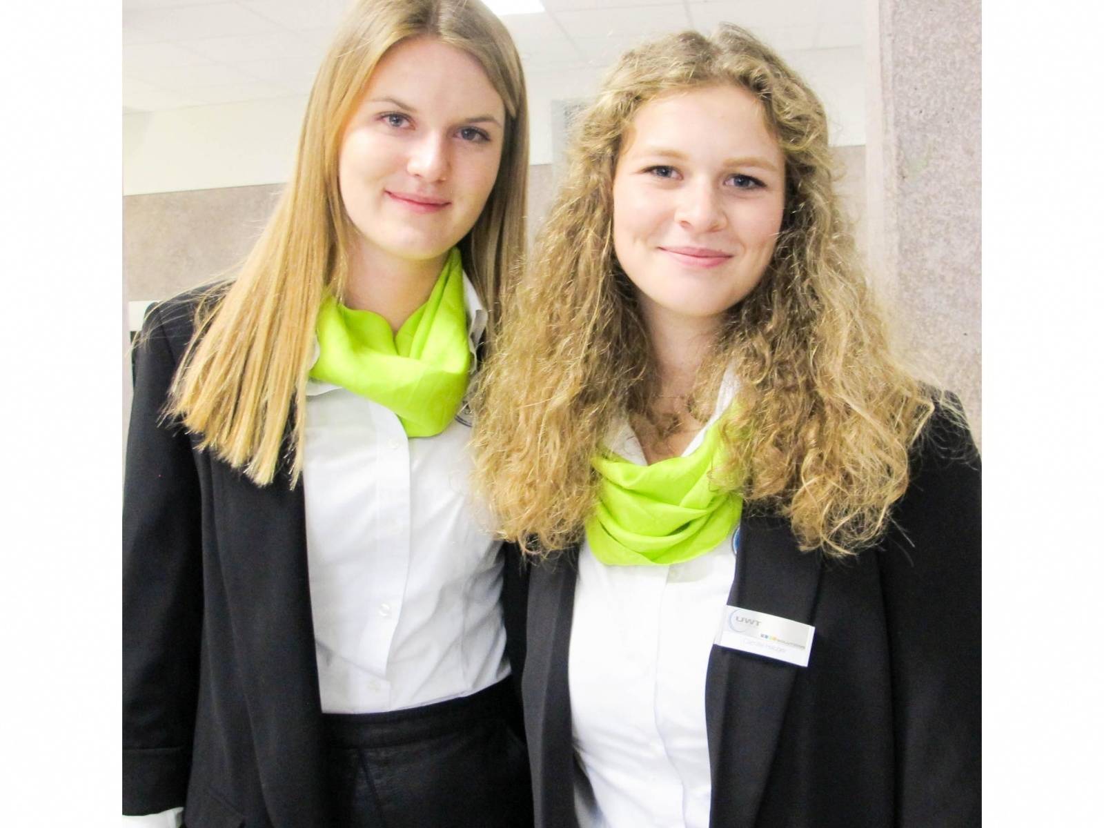 Alina and Camille are part of the export team at UWT
