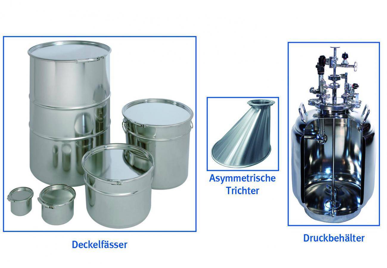 Fässer und Behälter für hygiene-sensitive Bereiche BOLZ INTEC GmbH