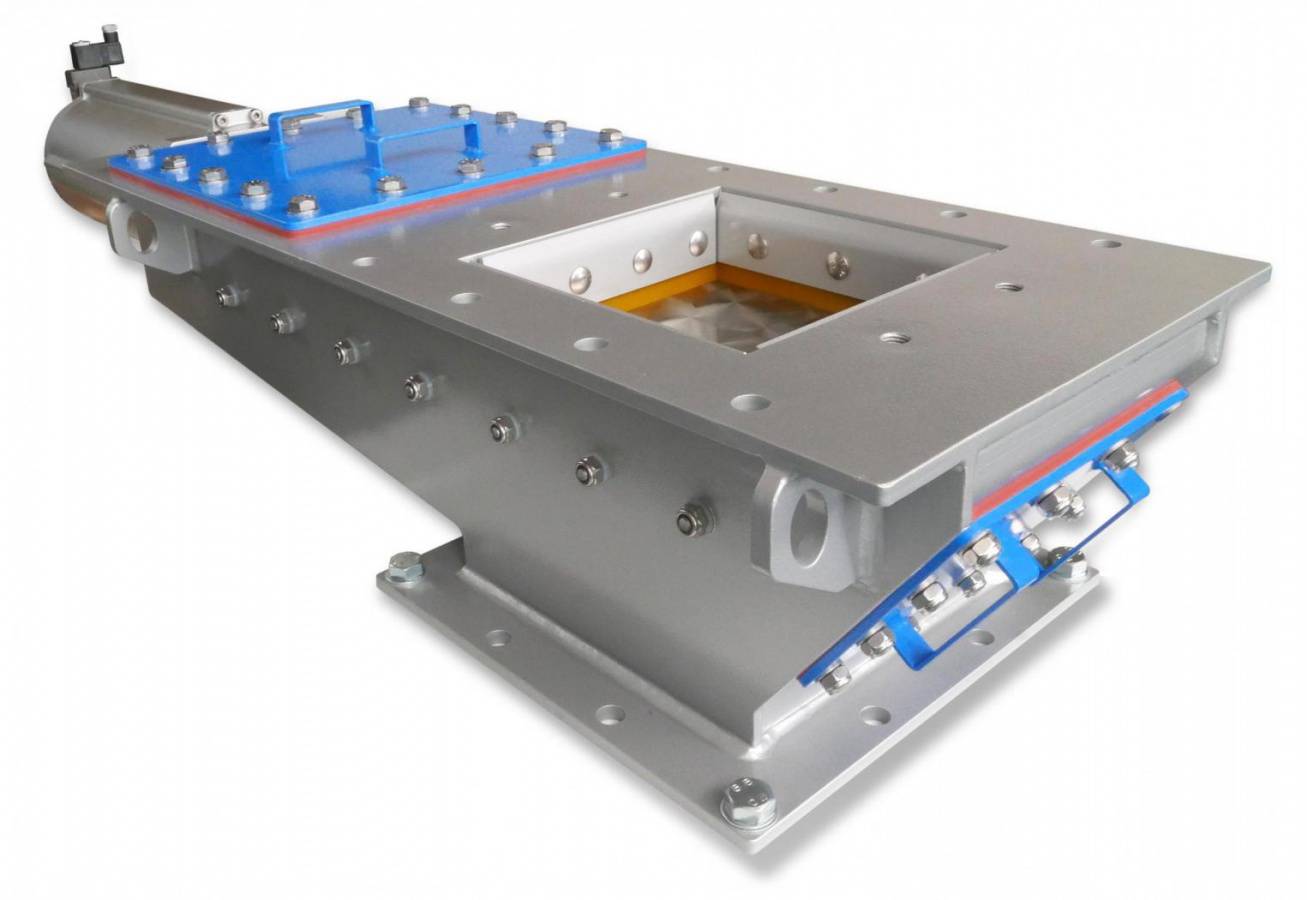 Dichtschieber ECO NEU-Dichtschieber ECO NW 200x200 bis 500x500 mit Pneumatikzylinder