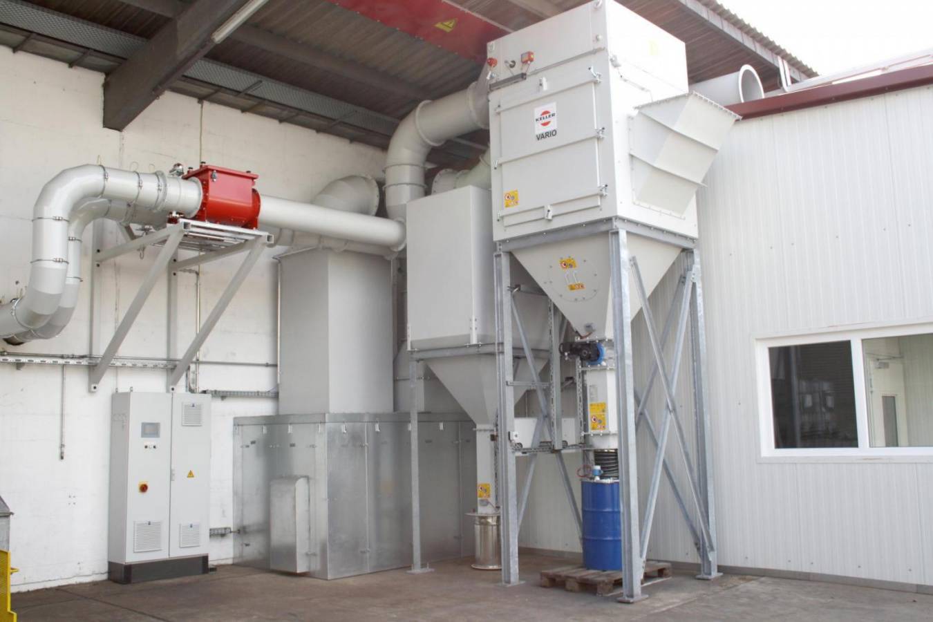 Stahlschleifstaub effizient und leise absaugen Durchatmen mit ohrenschonender Trockenabsaugung