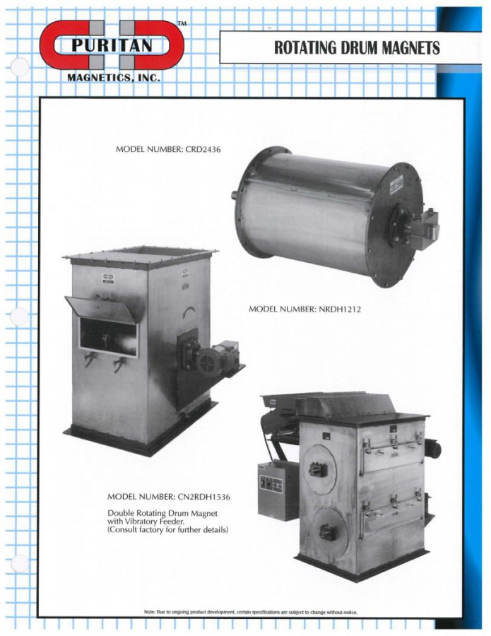 Rotating Drum Magnet & Housing 