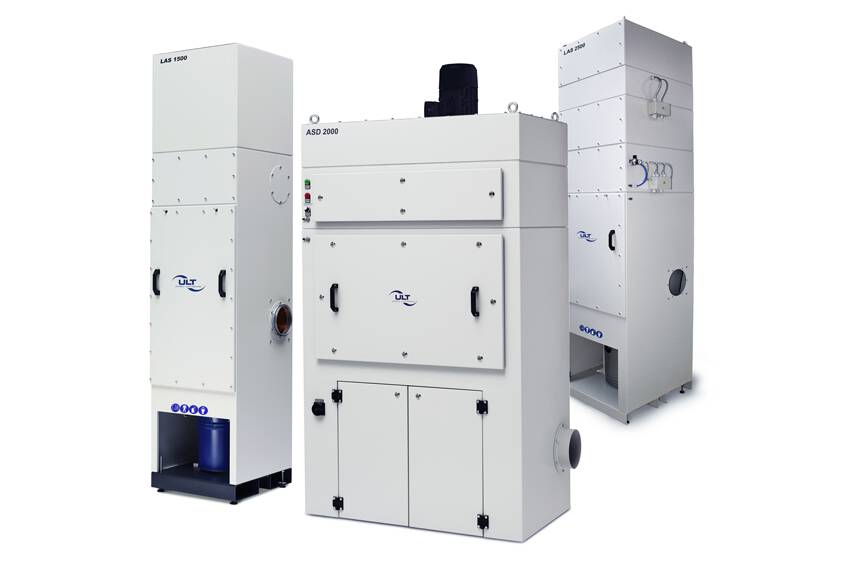 ULT AG baut Leistungsumfang für Großgeräte aus Absauganlagen für Laserrauch und Stäube mit speziellen Service- und Konfigurationsleistungen