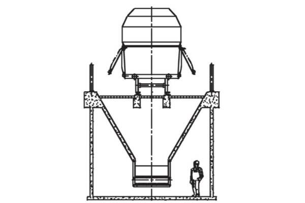 Abb. 6 Bunkerabzug mit Typ PKF