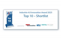 für den Industrie 4.0 Innovation Award 2023 nominiert 