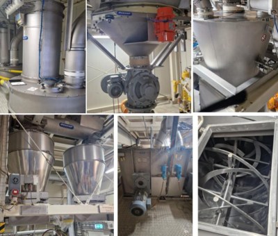 Schüttgutanlage zum Mischen und Verwiegen ¨DAXNER GMBH¨