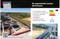 Luftgestütztes Förderband für effizienten Materialtransport